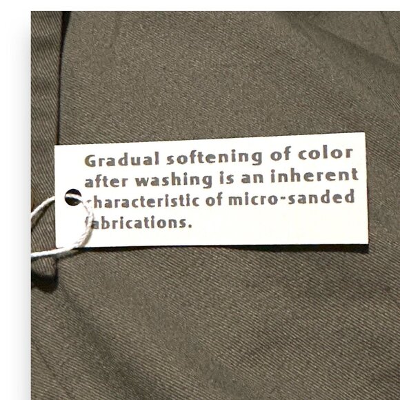 Munsingwear Mens Olive Green Long-Sleeve Button-Up Shirt Size L - Picture 10 of 12